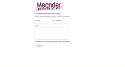 Desktop Screenshot of contact.meandermagazine.net